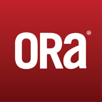 ORA app logo gradient with reg