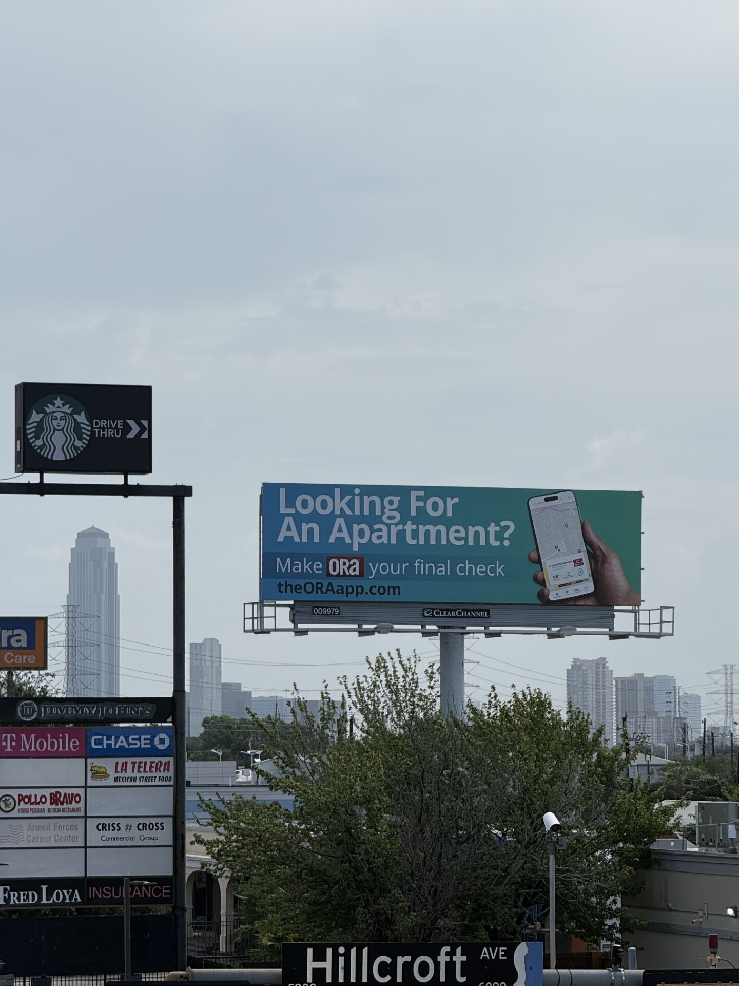 The ORA App Billboard in Houston, TX