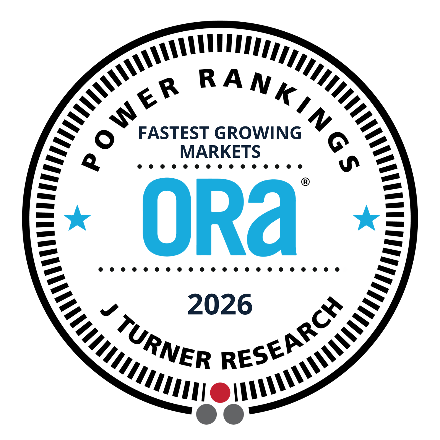 2026 Fastest Growing Markets Seal