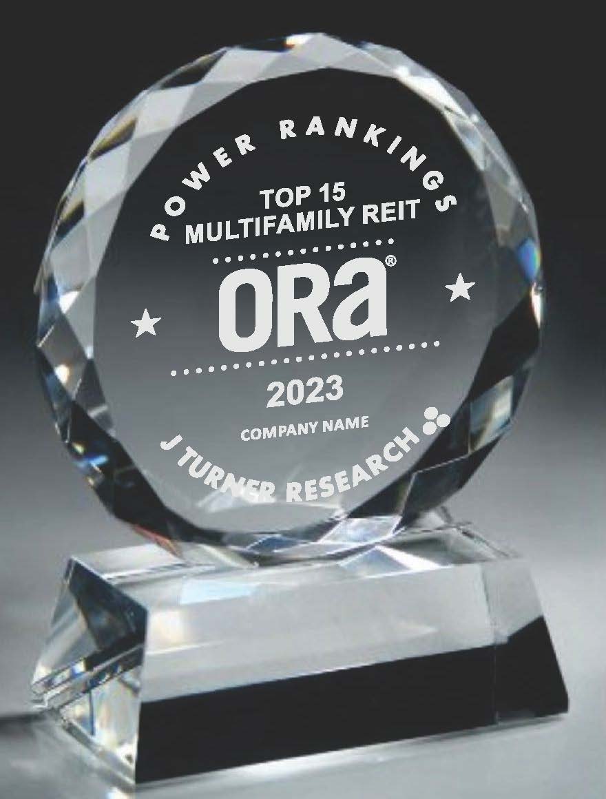CRY 49 TOP 15 multifamily reit 2023