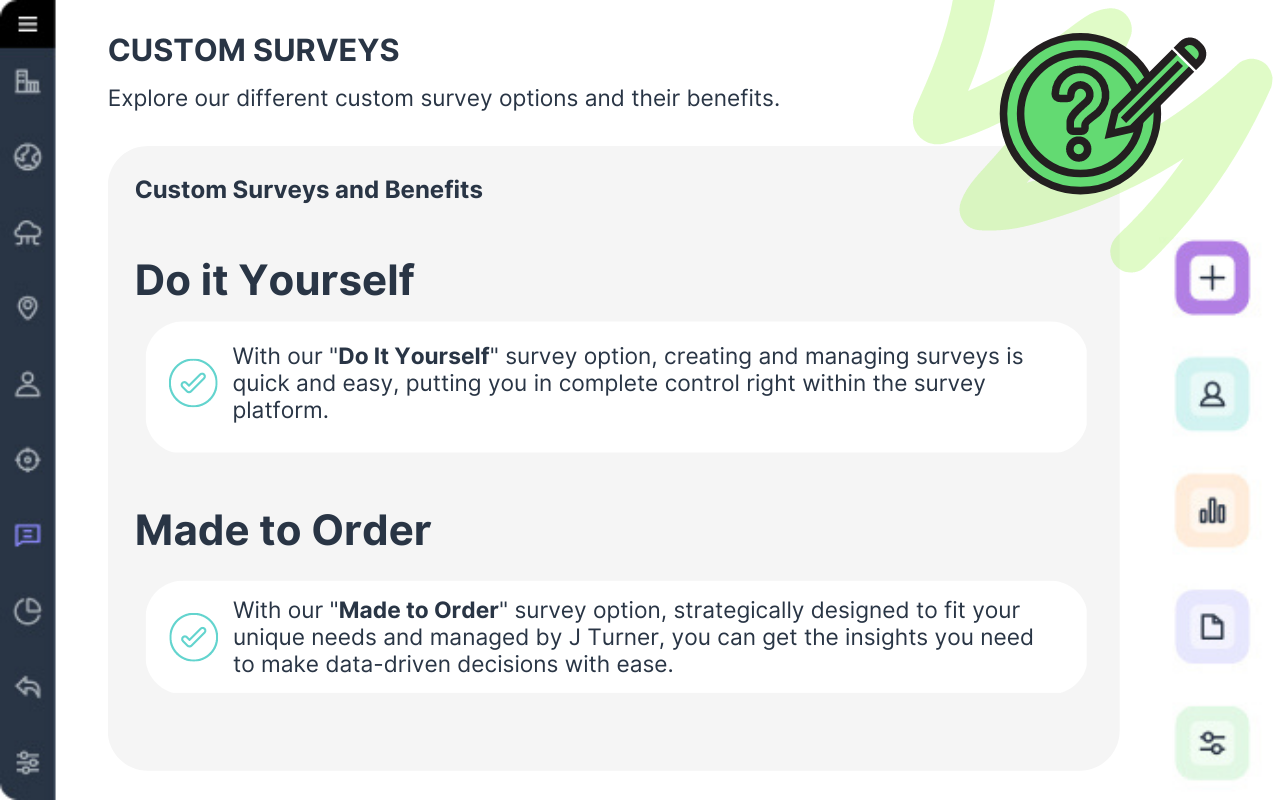 Custom Surveys for Surveys